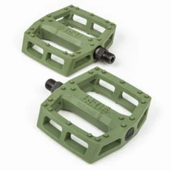 BSD Safari Pedals -Bicycle Equipment Store BSD Safari Pedals surplus green