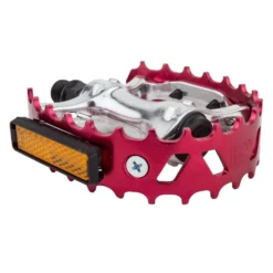 Black Ops 747 Bear Trap Pedals -Bicycle Equipment Store BlackOpsBeartrapPedalred