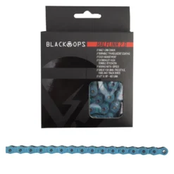 Black Ops Half Link 2.0 Chain -Bicycle Equipment Store BlackOpsHalfLinkChainblue