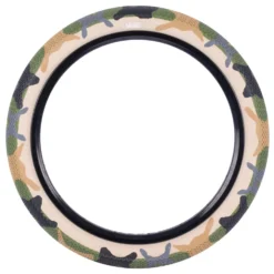 Cult Vans Tire (Green Camo/Tan Wall)