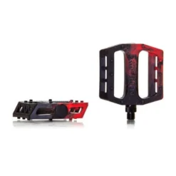 Demolition Trooper PC Pedals -Bicycle Equipment Store Demolition Trooper PC Pedals redblack