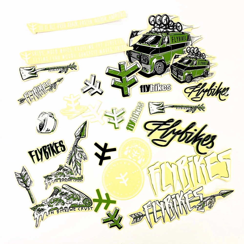 Fly Bikes Sticker Pack 1 Fly Bikes Sticker Pack