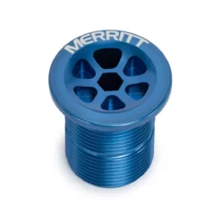 Merritt Fork Bolt W/Cable Pass Through -Bicycle Equipment Store MerrittForkCapblue