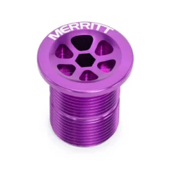 Merritt Fork Bolt W/Cable Pass Through -Bicycle Equipment Store MerrittForkCappurple