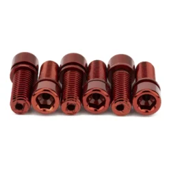 Mission Hollow Stem Bolts -Bicycle Equipment Store MissionStemBoltsred 1