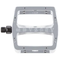Odyssey Grandstand V2 Alloy Pedals 7 Odyssey Grandstand V2 Alloy Pedals -Bicycle Equipment Store OdysseyGrandstandPedalsilver