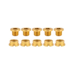 Origin8 Alloy Chainring Bolts -Bicycle Equipment Store Origin8ChainringBoltsgold