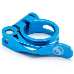 Ride Out Supply Quick Release Seat Post Clamp -Bicycle Equipment Store ROSSeatClampblue