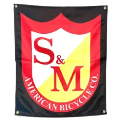 S&M Shield Fabric Banner