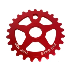 S&M Tuffman Sprocket -Bicycle Equipment Store S MTuffmanSprocketred
