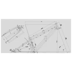 S&M Big Jumper 26" Frame PRE-ORDER -Bicycle Equipment Store S M Big Jumper Frame Geometry Drawing
