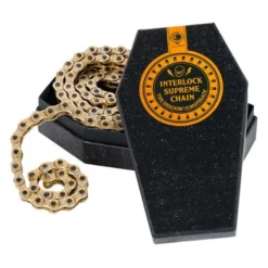 Shadow Conspiracy Interlock Supreme Half Link Chain -Bicycle Equipment Store Shadow Interlock Supreme Chain gold