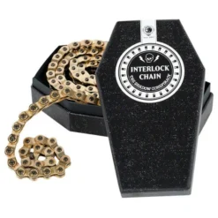 Shadow Conspiracy Interlock V2 Half Link Chain 16 Shadow Conspiracy Interlock V2 Half Link Chain -Bicycle Equipment Store Shadow Interlock V2 Chain gold