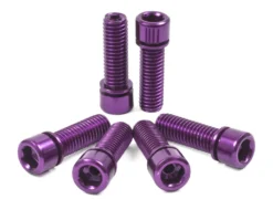 Shadow Conspiracy Hollow Stem Bolts -Bicycle Equipment Store Shadow Stem Bolts purple
