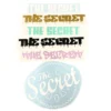 The Secret Die Cut Sticker Pack