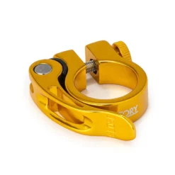 Theory Quickie Quick Release Seat Post Clamp -Bicycle Equipment Store TheoryQuickieClampgold