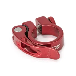 Theory Quickie Quick Release Seat Post Clamp -Bicycle Equipment Store TheoryQuickieClampred