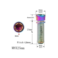 OEM Titanium Stem Bolt Kit -Bicycle Equipment Store TiStemBolt