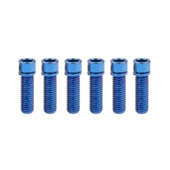 OEM Titanium Stem Bolt Kit -Bicycle Equipment Store TiStemBoltsblue