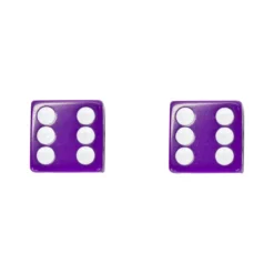 Trik Topz Dice Valve Caps -Bicycle Equipment Store TrikTopzDicepurple
