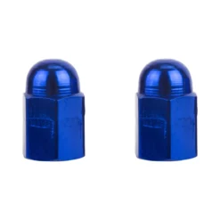 Trik Topz Hex Dome Valve Caps -Bicycle Equipment Store TrikTopzHexDomeblue