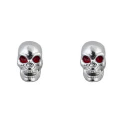 Trik Topz Skulls Valve Caps -Bicycle Equipment Store TrikTopzSkullschrome