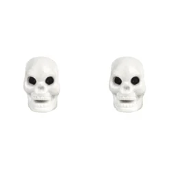 Trik Topz Skulls Valve Caps -Bicycle Equipment Store TrikTopzSkullswhite